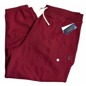 Polo Ralph Lauren Mens Big & Tall 3XB Red Fleece Jogger Sweatpants NWT $138